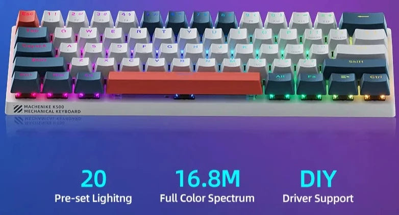 Machenike K500-B61 Mini Mechanical Keybaord
