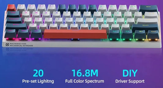Machenike K500-B61 Mini Mechanical Keybaord