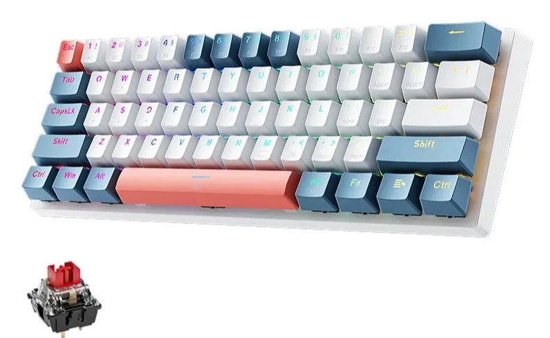 Machenike K500-B61 Mini Mechanical Keybaord